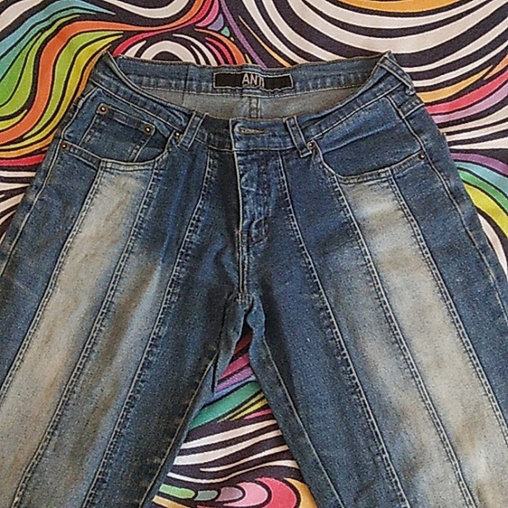 Vintage Lowrise Patchwork Flares Pre-Y2K